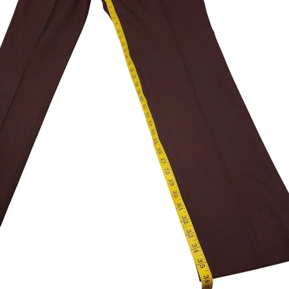 Nordstrom Mens Trim Fit 4 Way Stretch Burgundy Royal Dress Pants 38 NWT